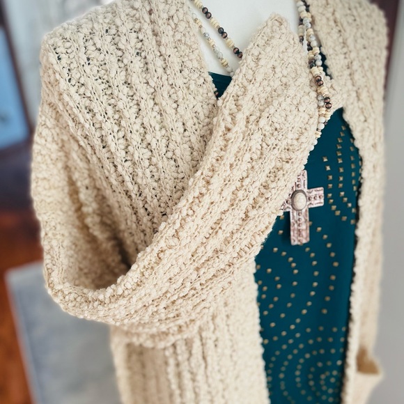 NWT! On The Road Chunky Cardigan Sweater Sz M/L - Picture 3 of 8